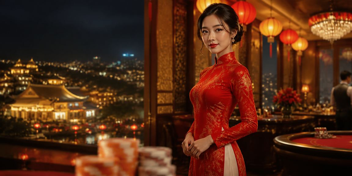 Văn hóa giải trí và thể thao tại Hội An qua hình ảnh áo dài truyền thống Việt Nam